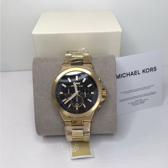 New Authentic Michael Kors MK8731 Dylan Chronograph Round Adult Male Watch - Picture 14 of 16